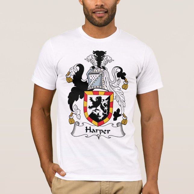 Harper-Familienwappen T-Shirt (Vorderseite)