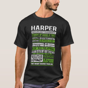 Harper Girl Name Definition T-Shirt