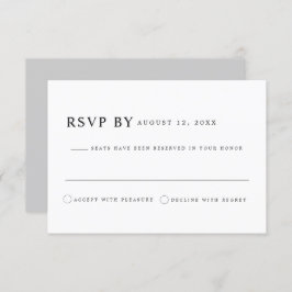 HARPER Moderner Minimalistischer klassischer Serie Einladung