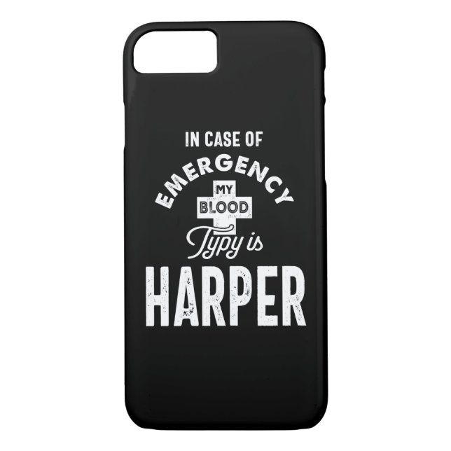 Harper Personalisiert Name Birthday Gift Case-Mate iPhone Hülle (Rückseite)