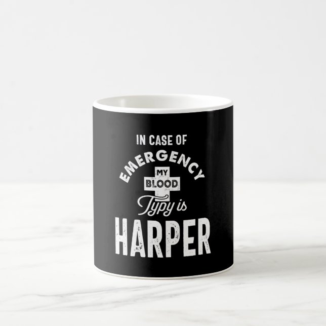 Harper Personalisiert Name Birthday Gift Kaffeetasse (Mittel)