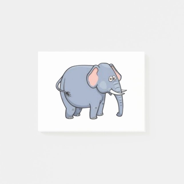 Harper The Baby Elephant Post-it Klebezettel (Vorderseite)