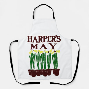 Harper's 1899 Edward Penfield Daffodils Schürze