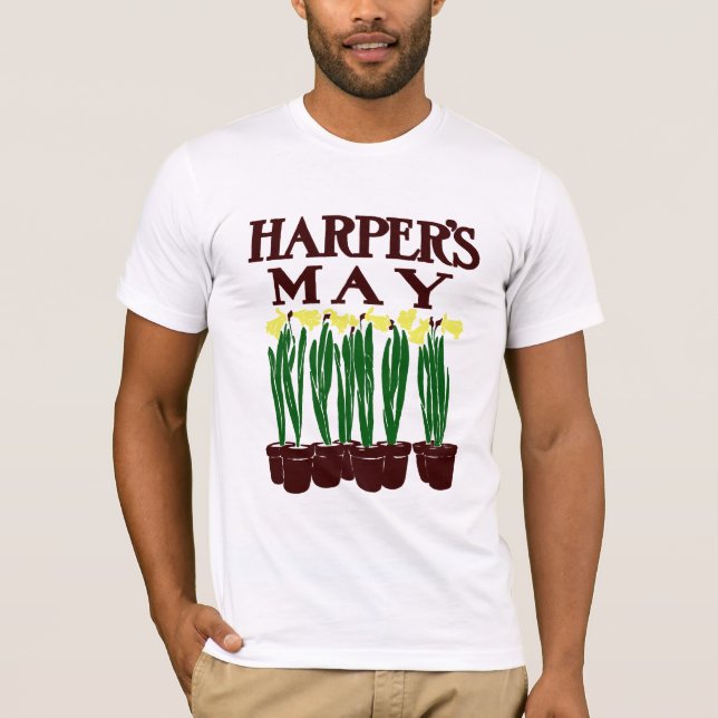 Harper's 1899 Edward Penfield Daffodils T-Shirt (Vorderseite)