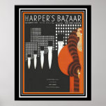 Harper's Bazaar Art Deco Cover 16 x 20 Poster<br><div class="desc">Einzigartige Art Deco Cover für Harper's Bazaar</div>