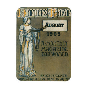Harpers Bazar im August 1905 Magnet