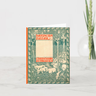 Harper's Bazar Weihnachtskarte Feiertagskarte