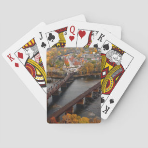 Harpers-Fähre im Fall Spielkarten