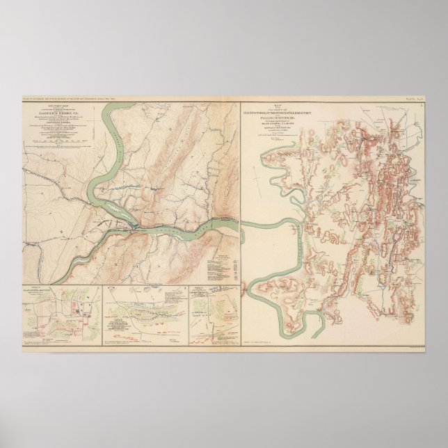 Harper's Ferry, Hagerstown, Funkstown Poster (Vorne)