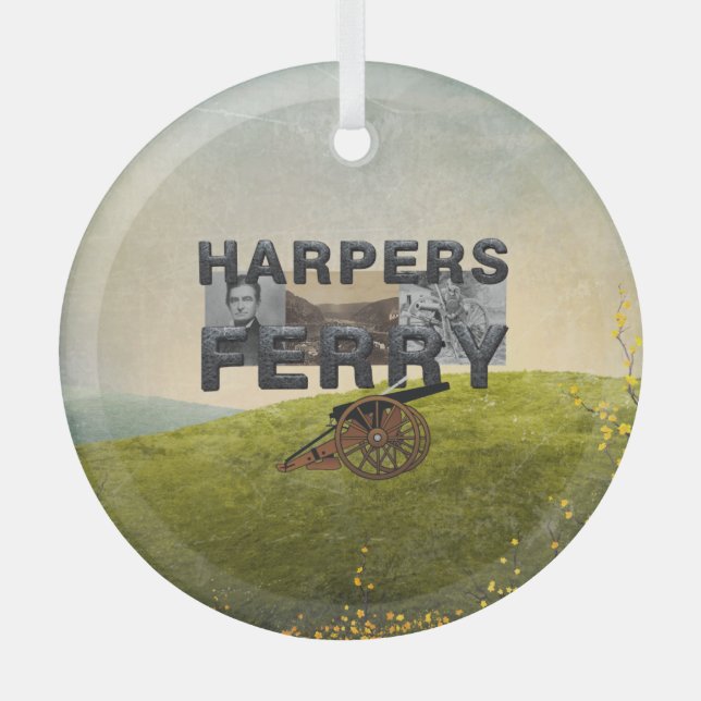 Harpers Ferry Ornament Aus Glas (Vorderseite)