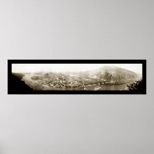 Harpers Ferry West Virginia Foto 1915 Poster (Vorne)