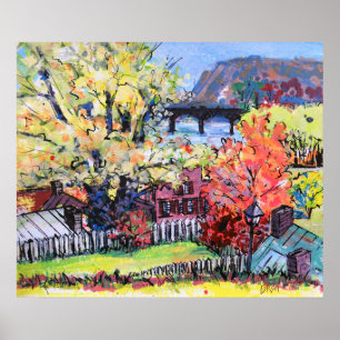 Harper's Ferry West Virginia / Künstler Larry Lere Poster