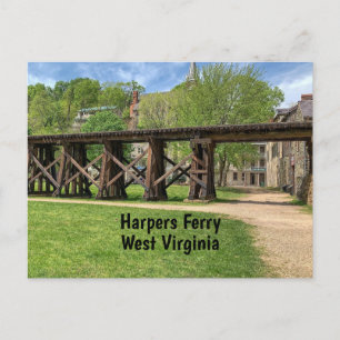 Harpers Ferry West Virginia Postkarte
