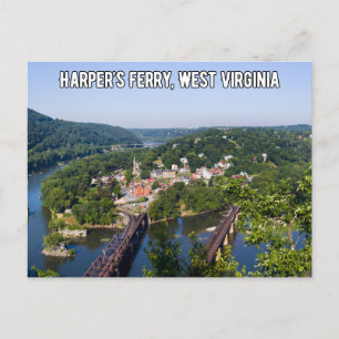 Harper's Ferry West Virginia Travel Postcard Postkarte