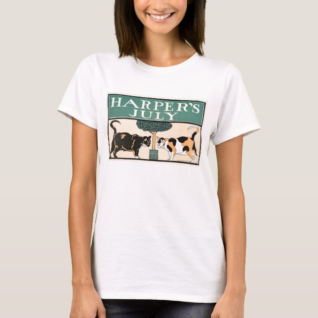 Harpers Juli-Katzen T-Shirt (Vorderseite)