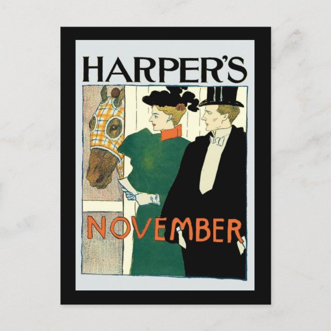 Harper's June Horse for Sale Postkarte (Vorderseite)