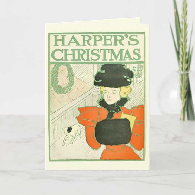 Harpers Weihnachtsgeschmack Karte (Vorderseite)