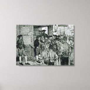 Harpers Zeitschrift Leinwanddruck