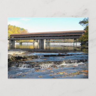 Harpersfield Covered Bridge Ashtabula Landkreis Oh Postkarte