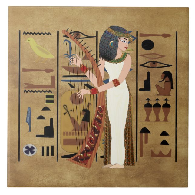 Harpist Fliese (Vorderseite)