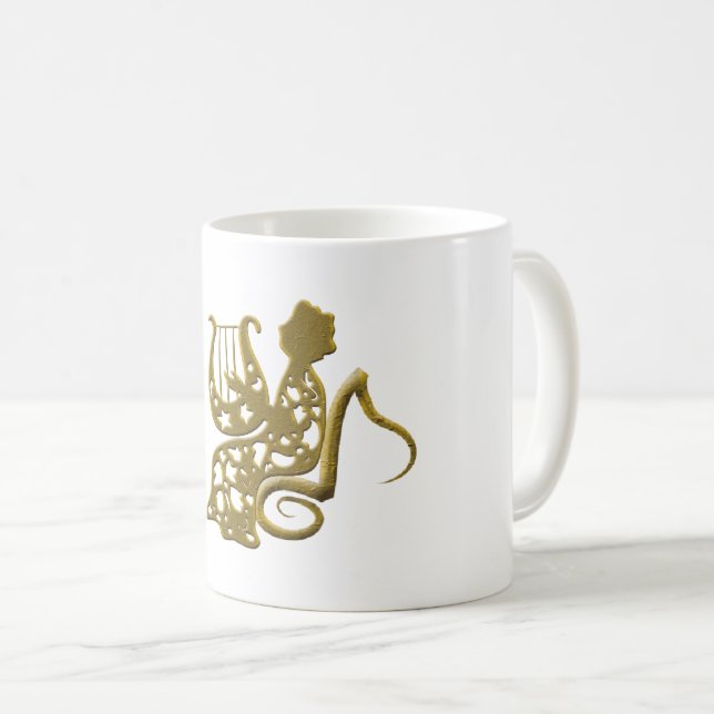 Harpist Kaffeetasse (VorderseiteRechts)