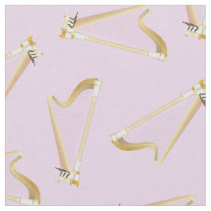 Harps Music Musician Saal Dekoration Lila Stoff