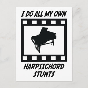 Harpsichord Stunts Postkarte