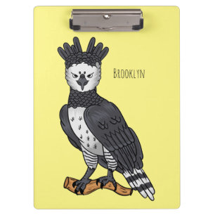 Harpy-Adler-Cartoon Klemmbrett