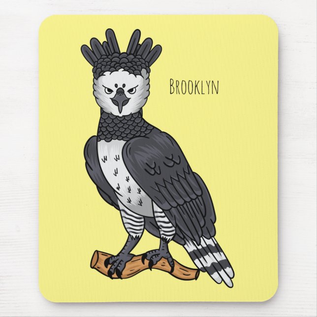 Harpy-Adler-Cartoon Mousepad (Vorne)