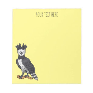 Harpy-Adler-Cartoon Notizblock