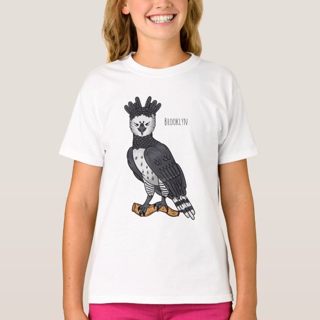 Harpy-Adler-Cartoon T-Shirt (Vorderseite)