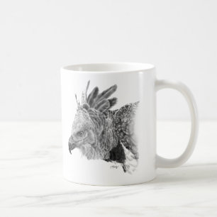 Harpy-Adler-Zeichnen Kaffeetasse
