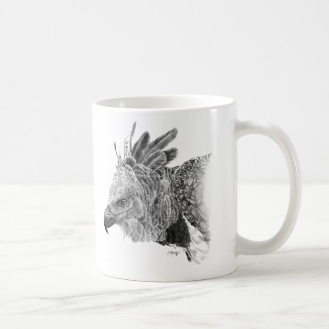 Harpy-Adler-Zeichnen Kaffeetasse (Rechts)