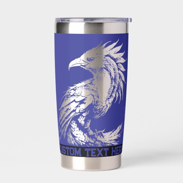Harpy Chimeras SVG Anpassbare Wasserflasche Thermobecher (Links)