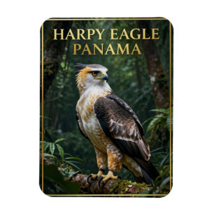 🦅 Harpyie Panama Regenwald Vogel Magnet