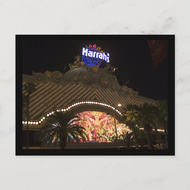 Harrah's Las Vegas Foto Postkarten (Vorderseite)