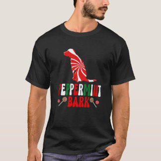 Harrier Hund Pfefferminz-Rinde Weihnachten Premium T-Shirt