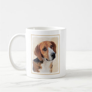 Harrier Painting - Niedliche Original Dog Art Kaffeetasse