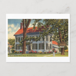 Harriet Beecher Stowe House in Brunswick, Maine, Postkarte