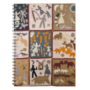 Harriet-Power - Pictoral Steppdecke 1898 Notizblock