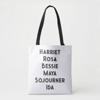 Harriet Rosa Bessie Maya Sojourner Ida