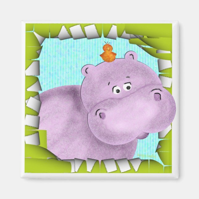 Harriet The Hippo Magnet (Vorne)