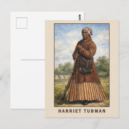 Harriet Tubman Art In Color Postkarte