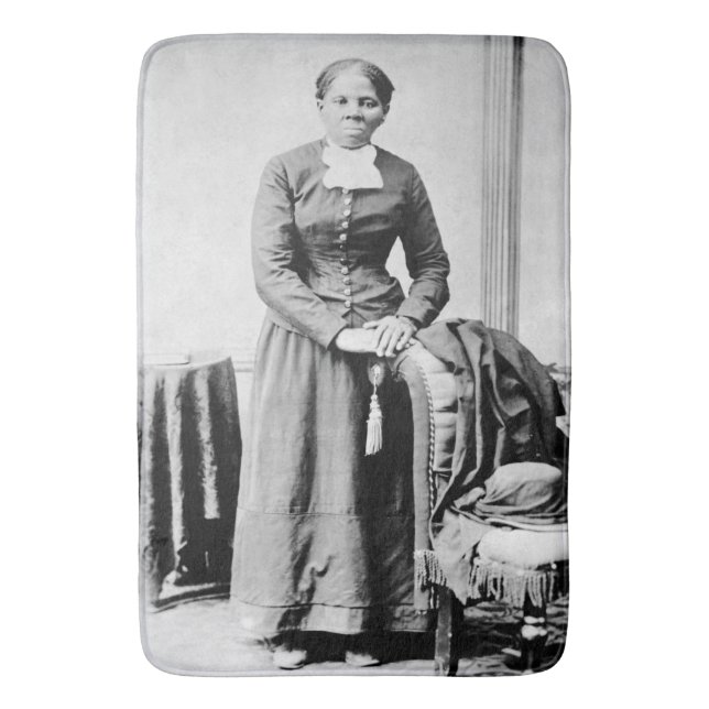 Harriet Tubman Conductor Untergrund Railroad Badematte (Vorderseite Vertikal)