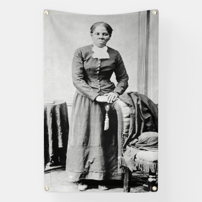 Harriet Tubman Conductor Untergrund Railroad Banner (Vertikal)