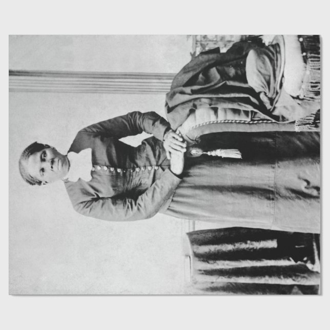 Harriet Tubman Conductor Untergrund Railroad Geschenkpapier (Flach)