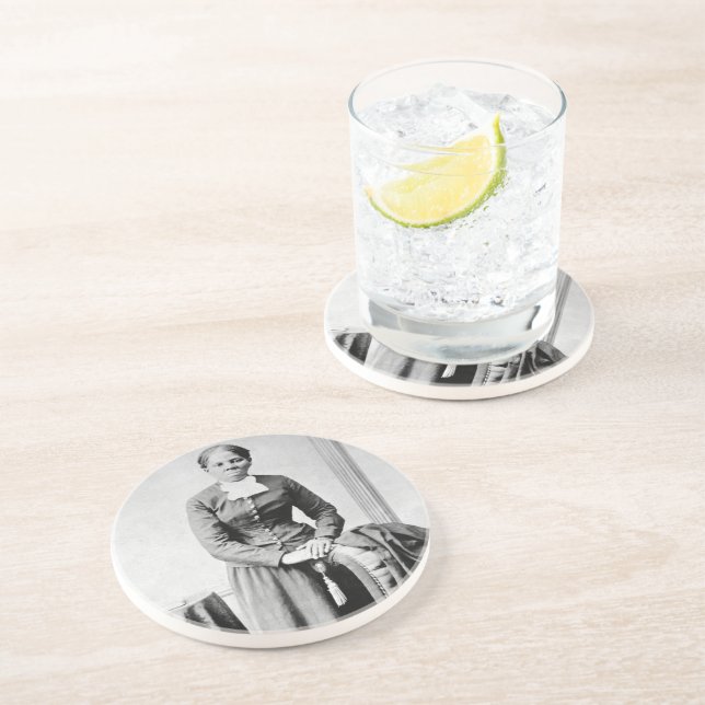 Harriet Tubman Conductor Untergrund Railroad Getränkeuntersetzer (Seite)