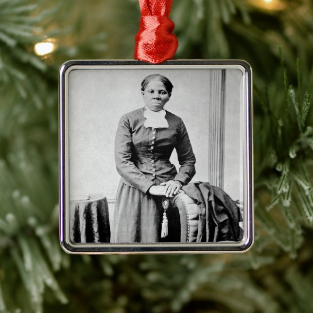 Harriet Tubman Conductor Untergrund Railroad Ornament Aus Metall (Baum)