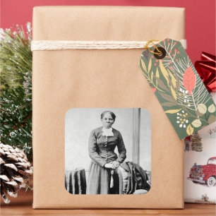 Harriet Tubman Conductor Untergrund Railroad Quadratischer Aufkleber