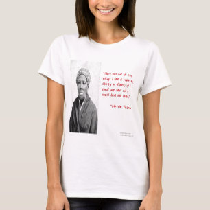 Harriet Tubman "Freiheit Oder Tod" Zitat Geschenke T-Shirt